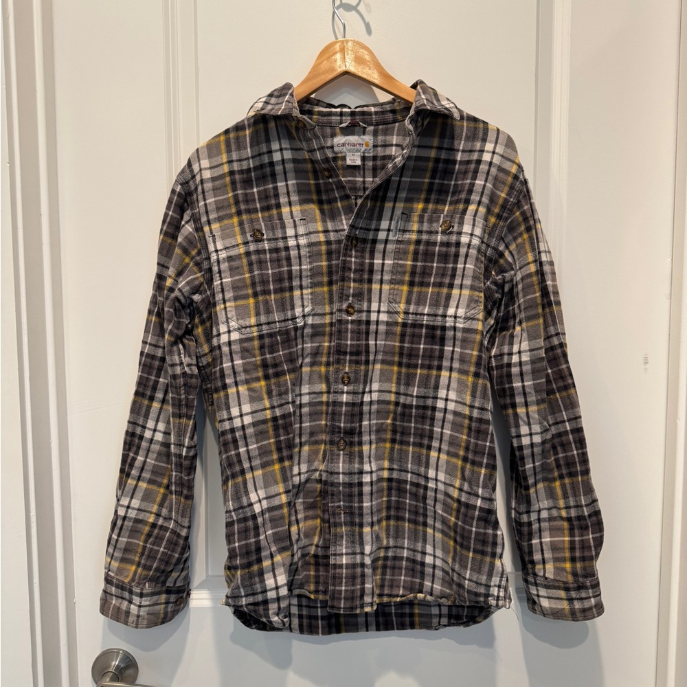 Carhartt Plaid Flannel Button Down Shirt